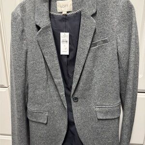 LOFT Gray Blazer